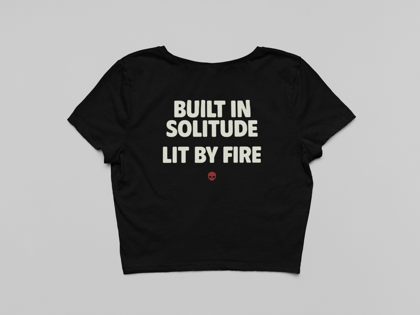 Built in Solitude Cropped Tee